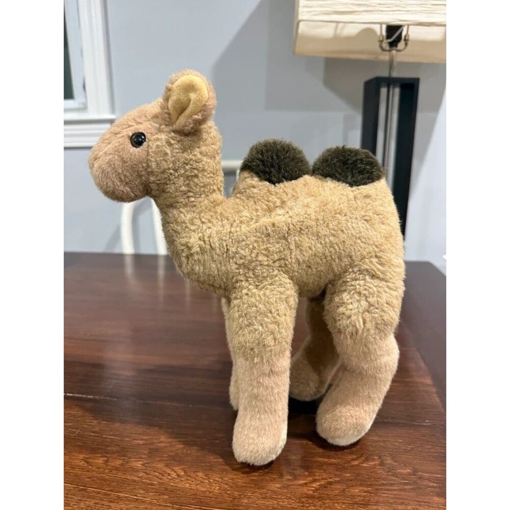 Vintage 1983 Charm Co Bactrian Camel Plush Two Hump Stuffed Animal Korea Rare